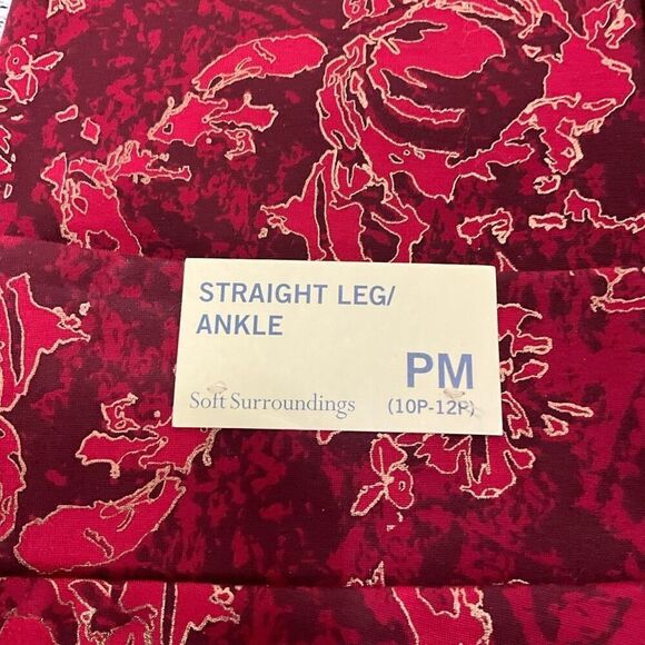 SOFT SURROUNDINGS Straight Leg Ankle Pull On Pants - Picture 4 of 6